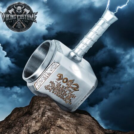 Viking Thor's Hammer( Mjolnir) stainless steel mug